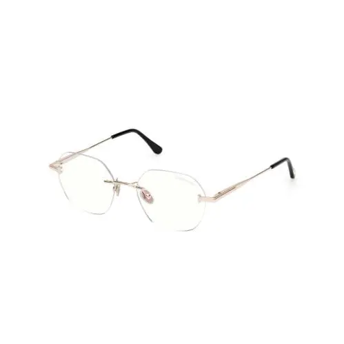 Tom Ford FT6126-B 028 Shiny Rose Gold 52mm Men`s Eyeglasses