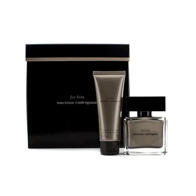 For Him 2 Piece Gift Set Edp Spray 1.7 OZ 50ML +2.5 Shower Gel by Narciso Rodriguez