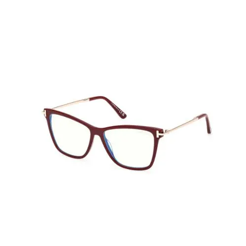 Tom Ford FT6097-B 069 Shiny Bordeaux 53mm Women`s Eyeglasses