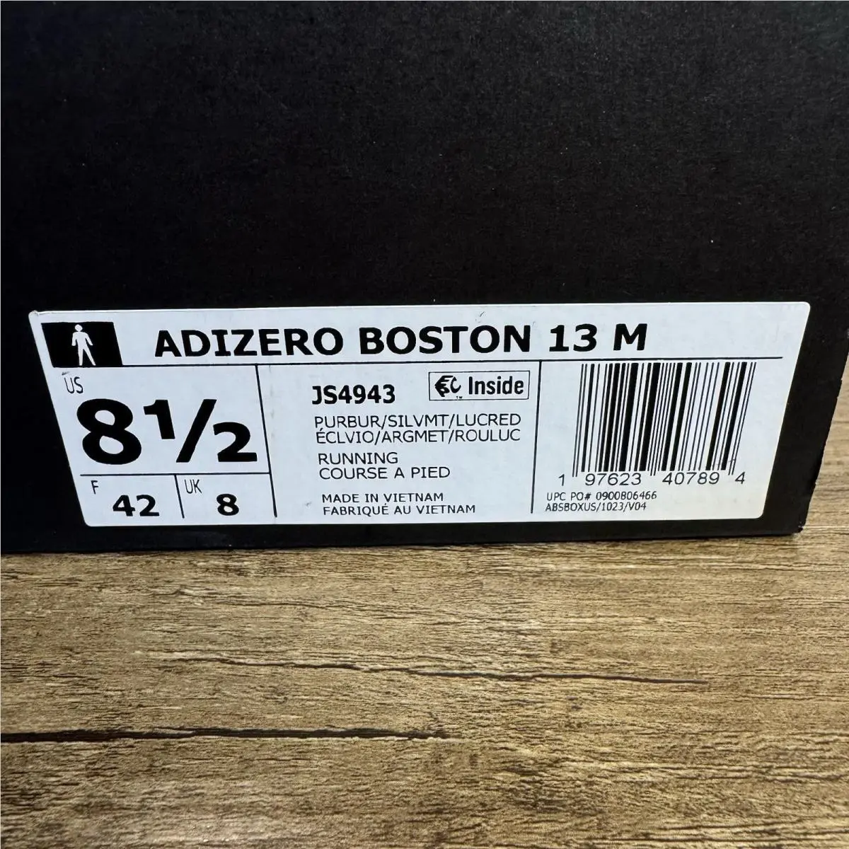 Adidas shoes - adidas Adizero Boston 13 - Adizero Boston - JS4943 - Purple (UPC: 0197623407832) 0