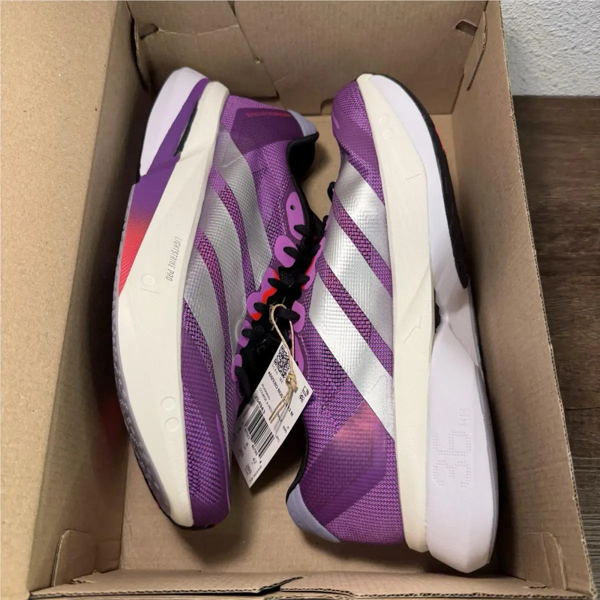 Adidas shoes - adidas Adizero Boston 13 - Adizero Boston - JS4943 - Purple (UPC: 0197623407832) 1