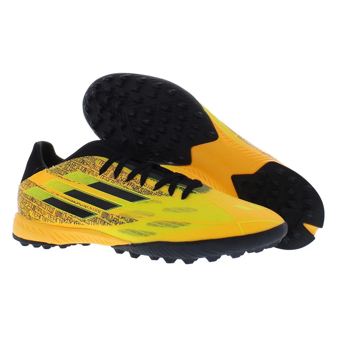 Adidas X Speedflow Messi 3 TF Unisex Shoes Size 7 Color: Solar Gold/core - Solar Gold/Core Black/Bright Yellow, Main: Yellow