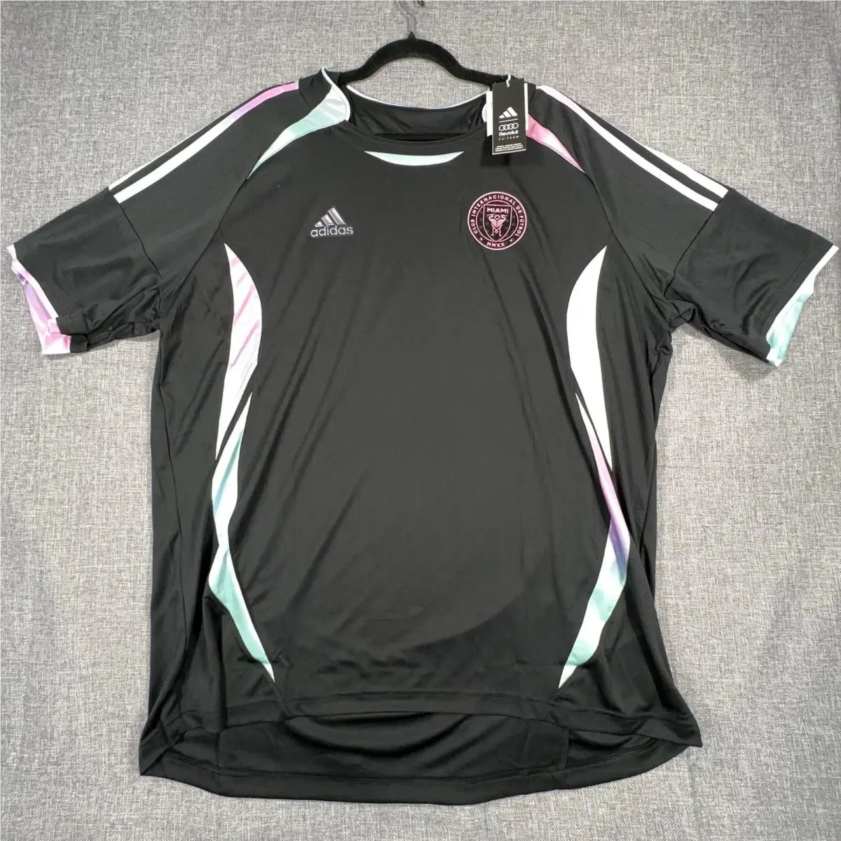Audi x Adidas Formula 1 Miami Grand Prix Inter Miami Jersey Mens 2XL Black