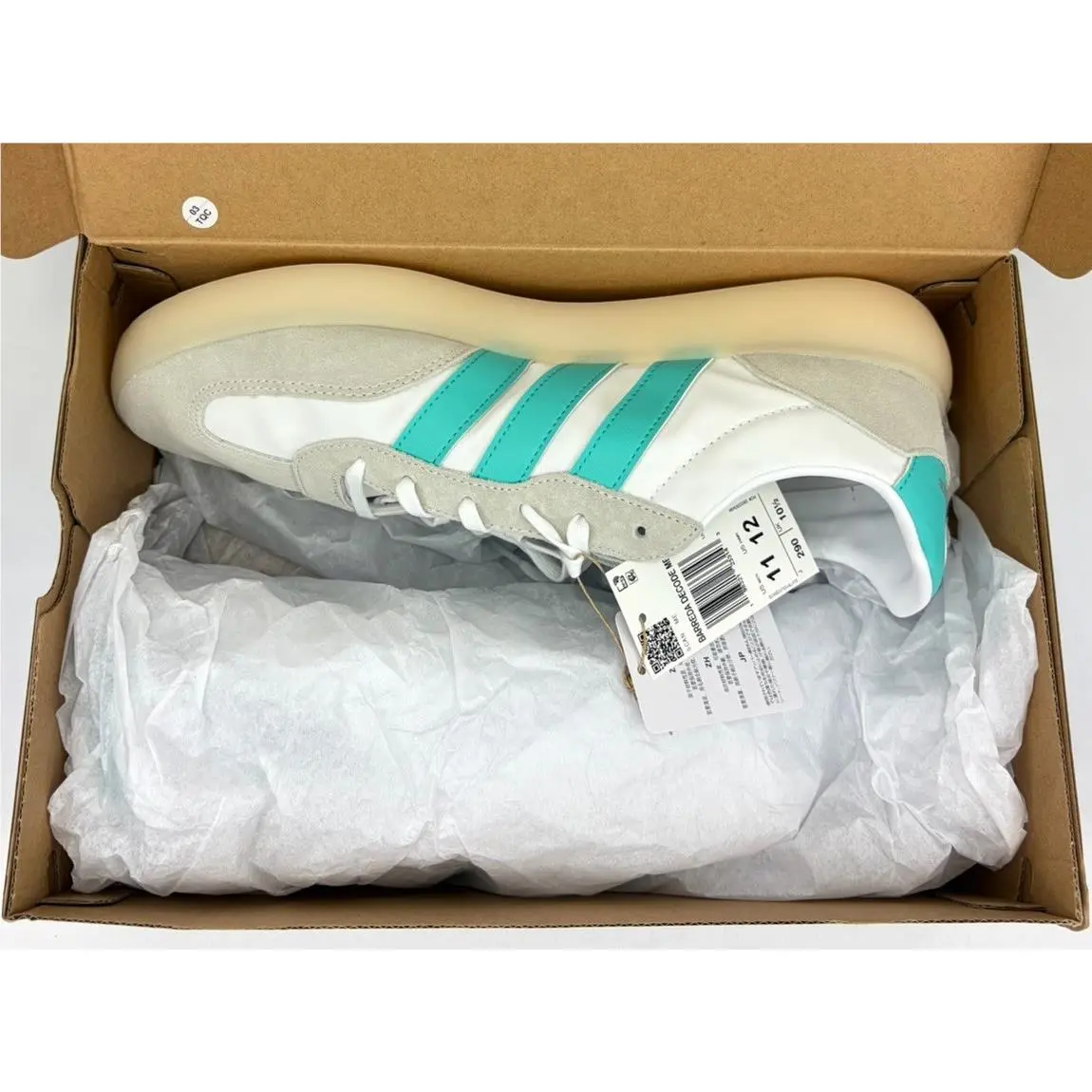 Adidas shoes - Adidas Mercedes AMG Petronas Formula One Team Barreda Decode - KI6060 - White/Mint (UPC: 198321233143) 9