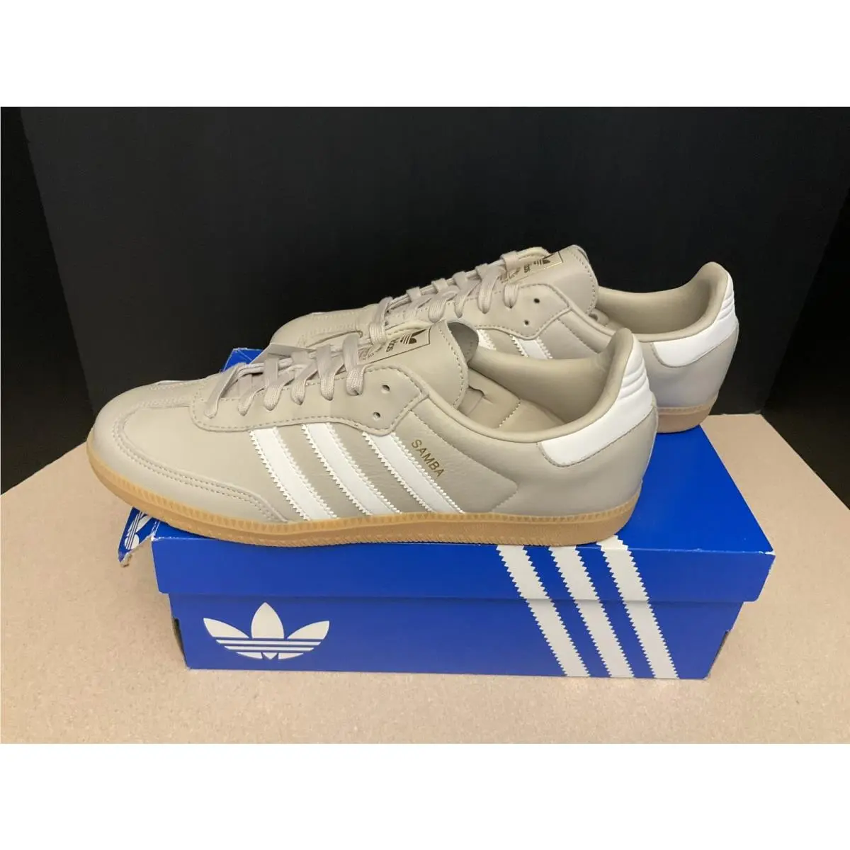 Adidas shoes - Adidas Samba Og - Samba - Beige/Cloud White 3