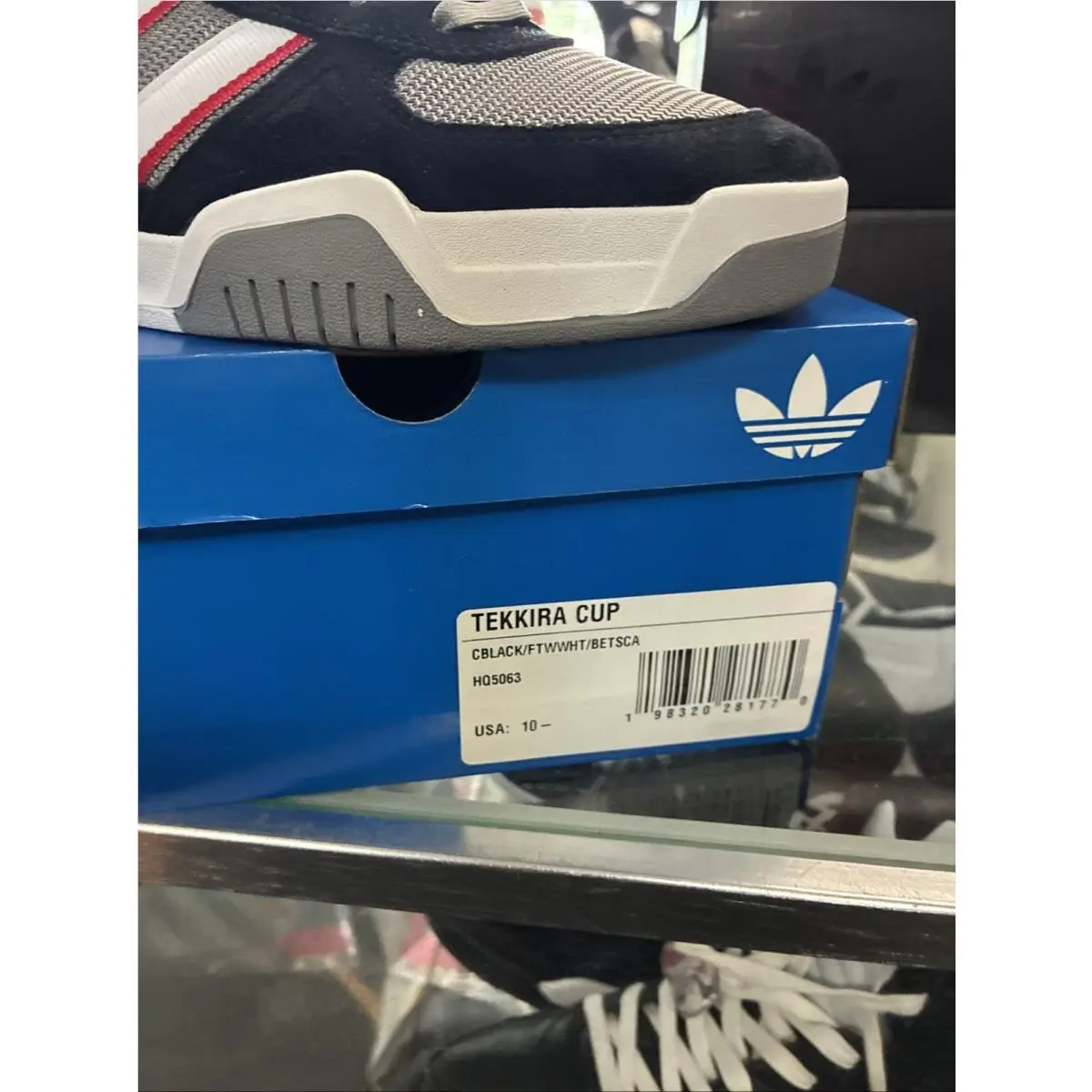 Adidas shoes - adidas Tekkira Cup Trainers - Tekkira Cup Trainers - HQ5063 - Black, Grey, Red 0