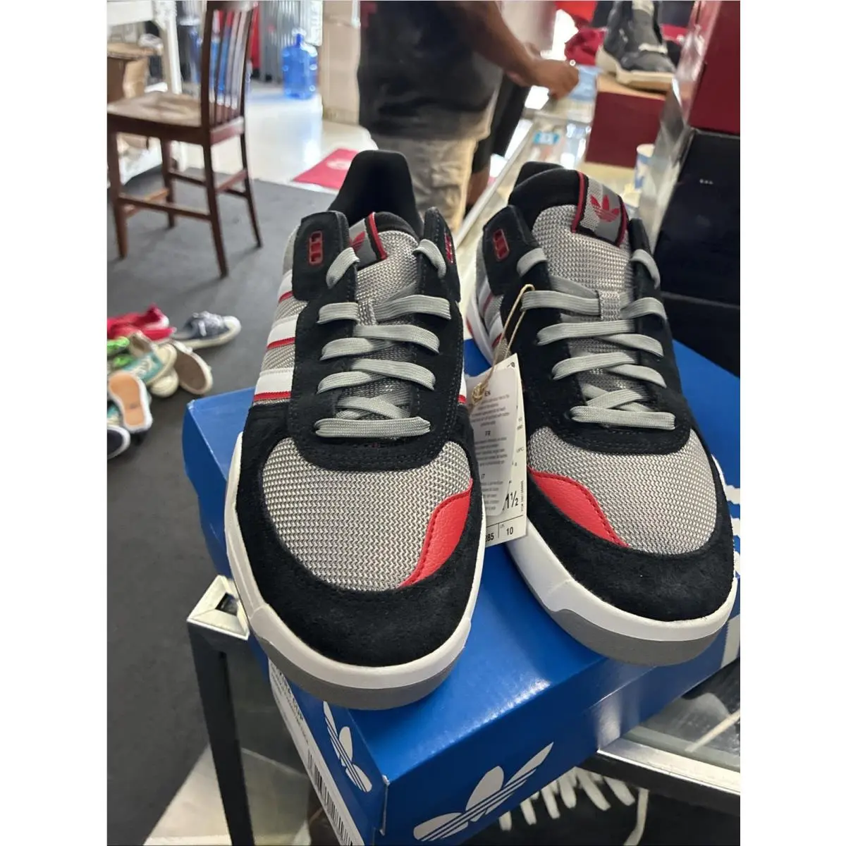 Adidas shoes - adidas Tekkira Cup Trainers - Tekkira Cup Trainers - HQ5063 - Black, Grey, Red 1