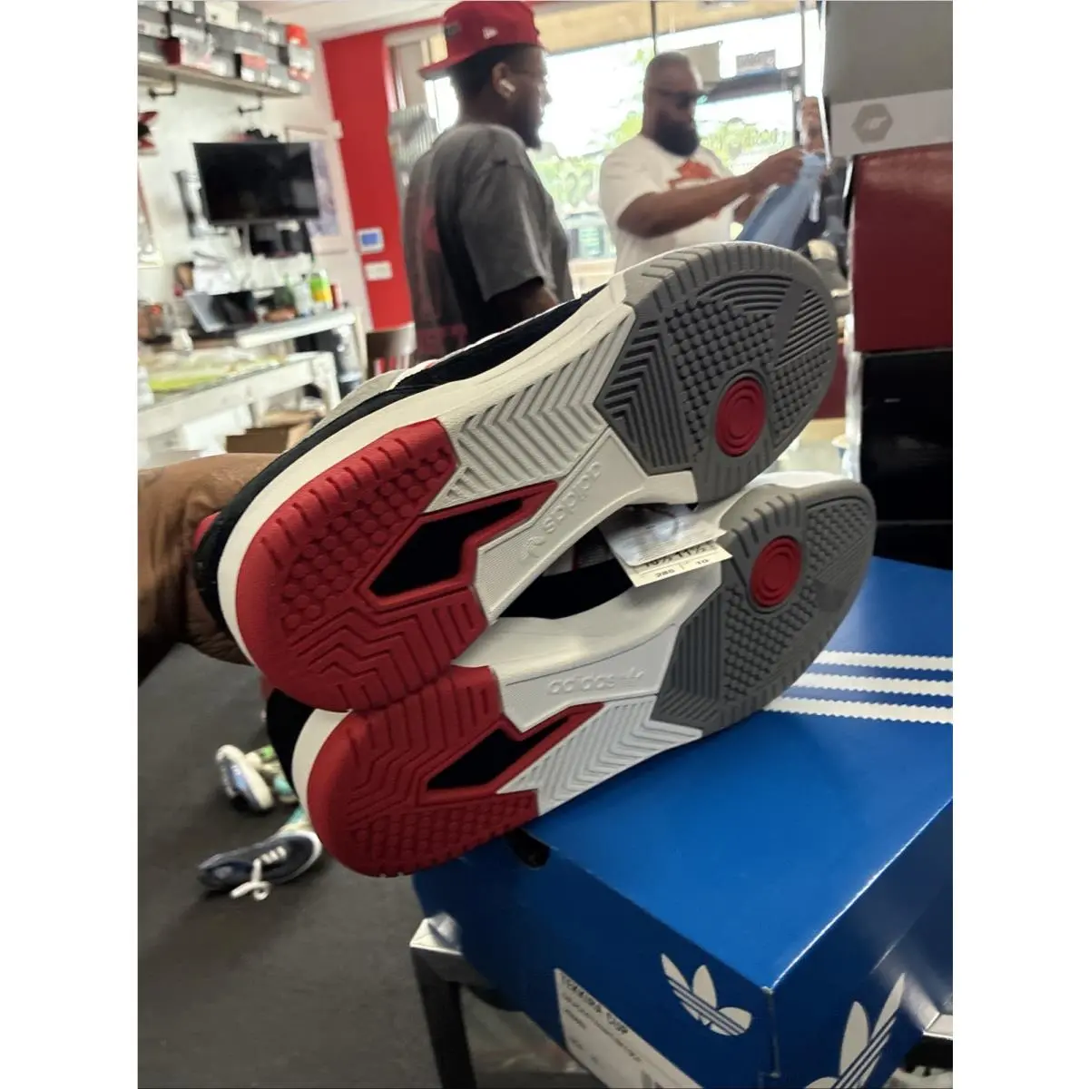 Adidas shoes - adidas Tekkira Cup Trainers - Tekkira Cup Trainers - HQ5063 - Black, Grey, Red 3