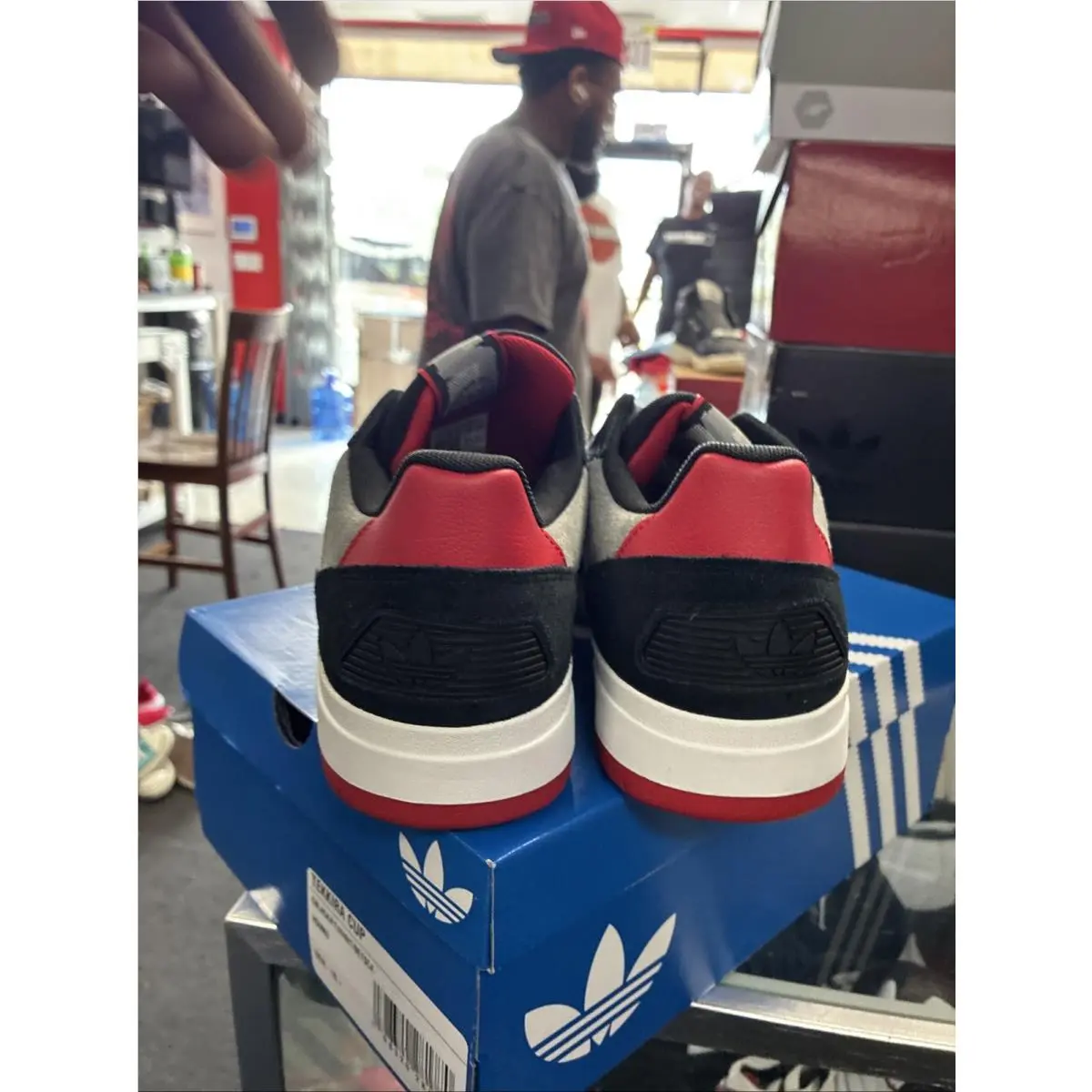 Adidas shoes - adidas Tekkira Cup Trainers - Tekkira Cup Trainers - HQ5063 - Black, Grey, Red 4