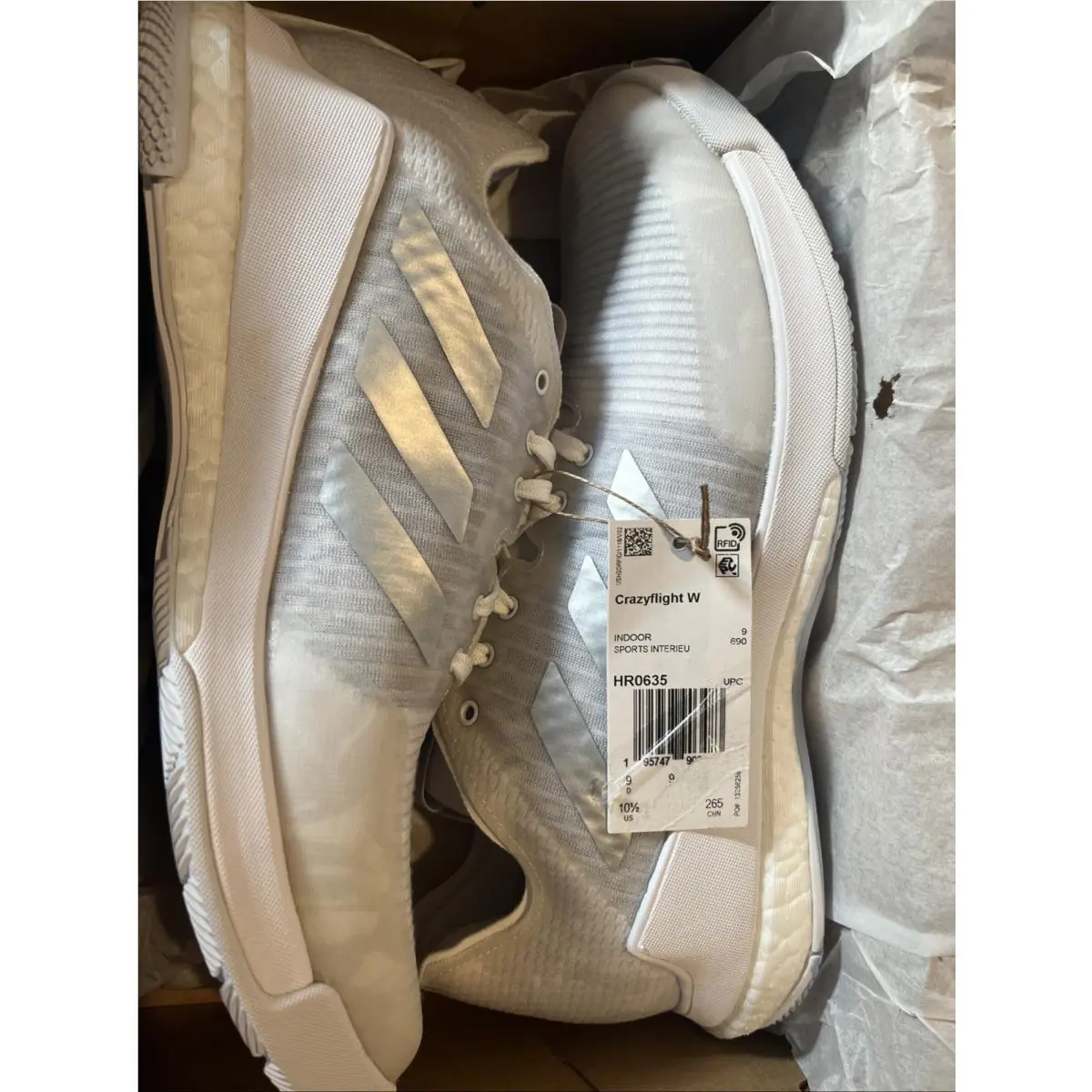 Adidas shoes - adidas Crazyflight - Crazyflight - GY9270 - White / Silver 1