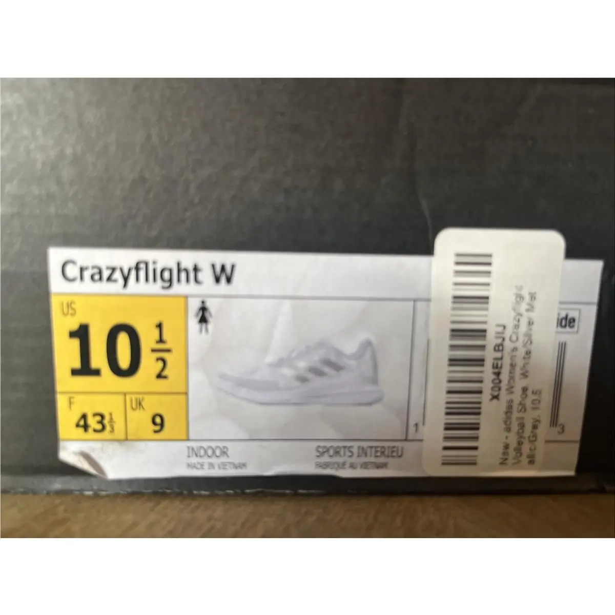 Adidas shoes - adidas Crazyflight - Crazyflight - GY9270 - White / Silver 3