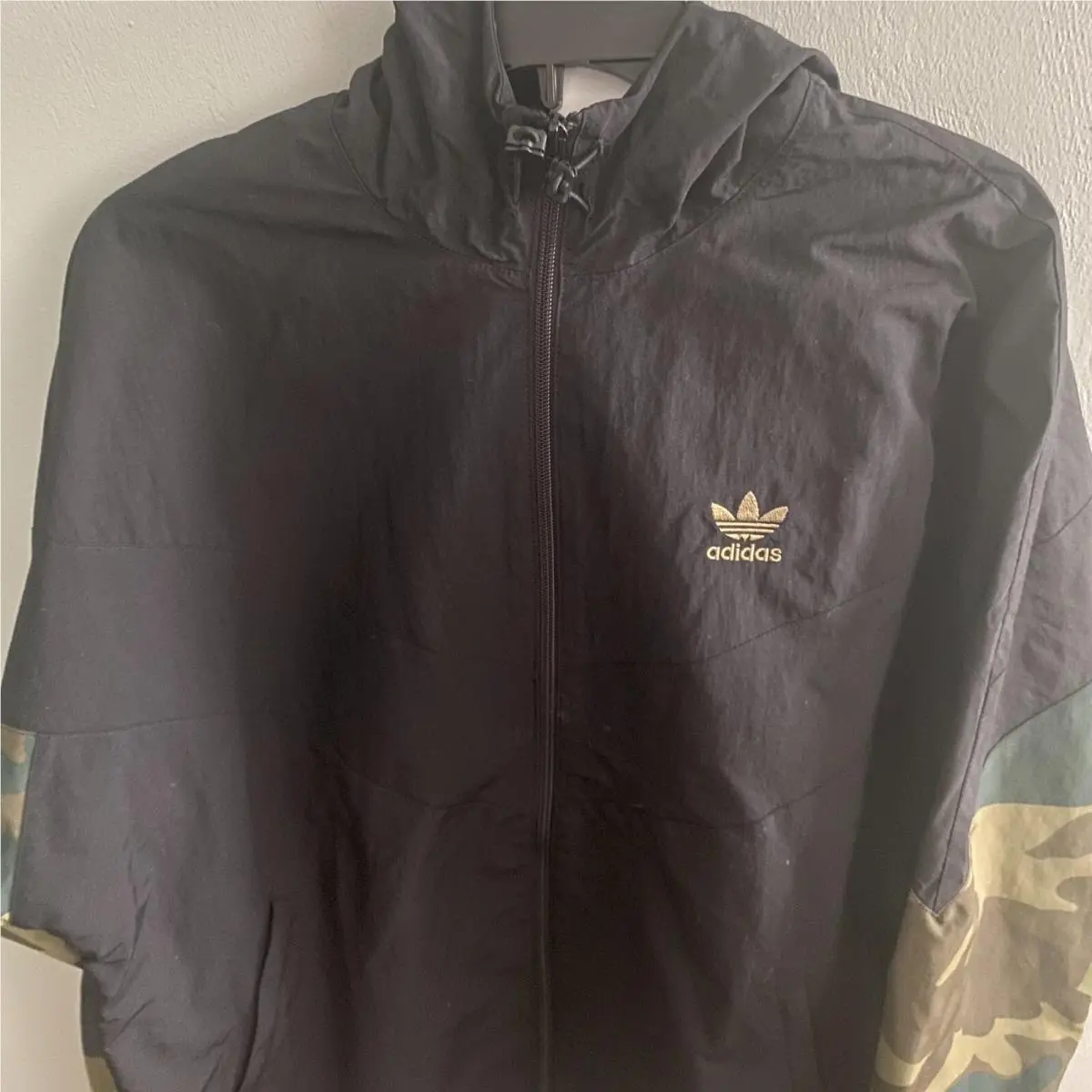 Adidas Originals Camouflage Camo Jacket/windbreaker Size Large