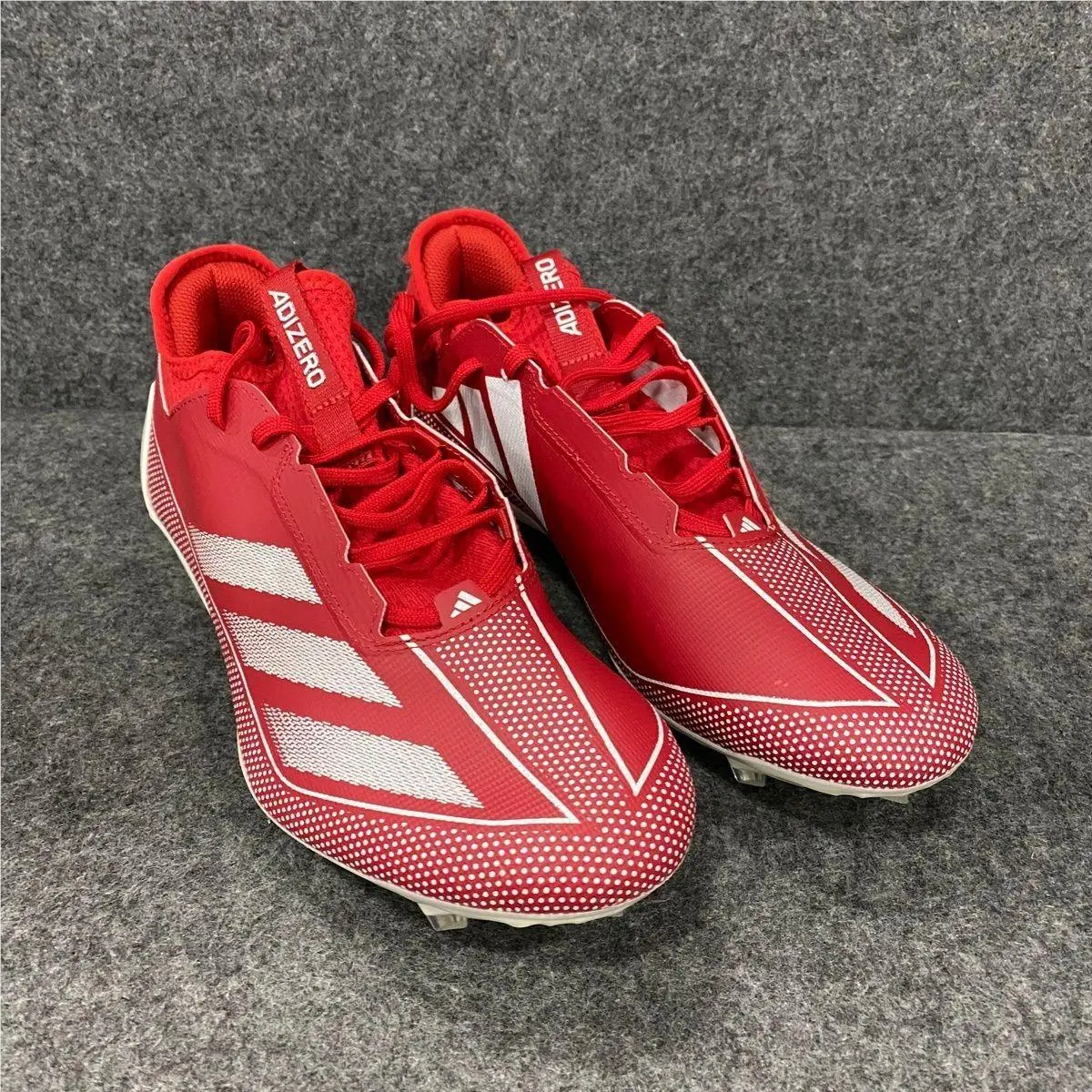 Adidas Adizero Electric.1 Football Cleats Men`s Size 11 Red/white