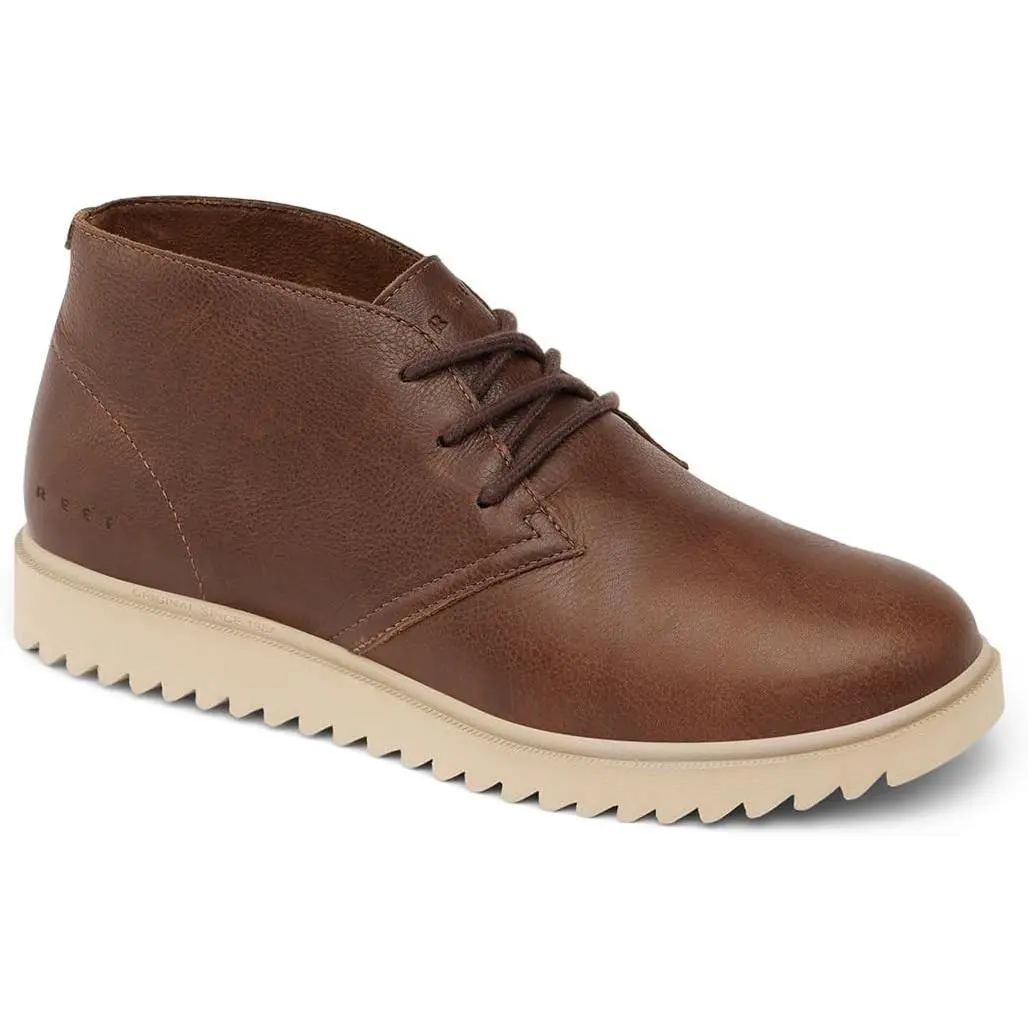 Leucadian Men`s Leather Boots - Dark Brown by Reef
