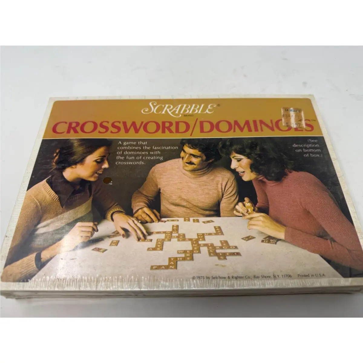 Vtg 1975 Scrabble Crossword Dominoes – – Selchow Righter No. 91