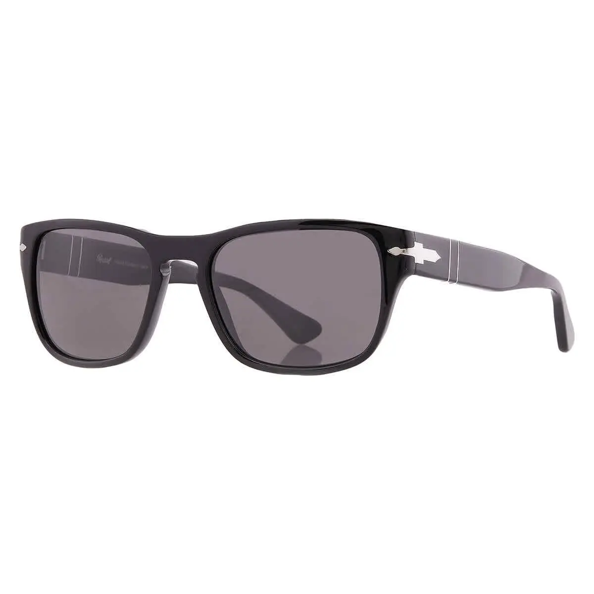 Dark Grey Square Unisex Sunglasses PO3341S 95/B1 55 PO3341S 95/B1 55 by Persol