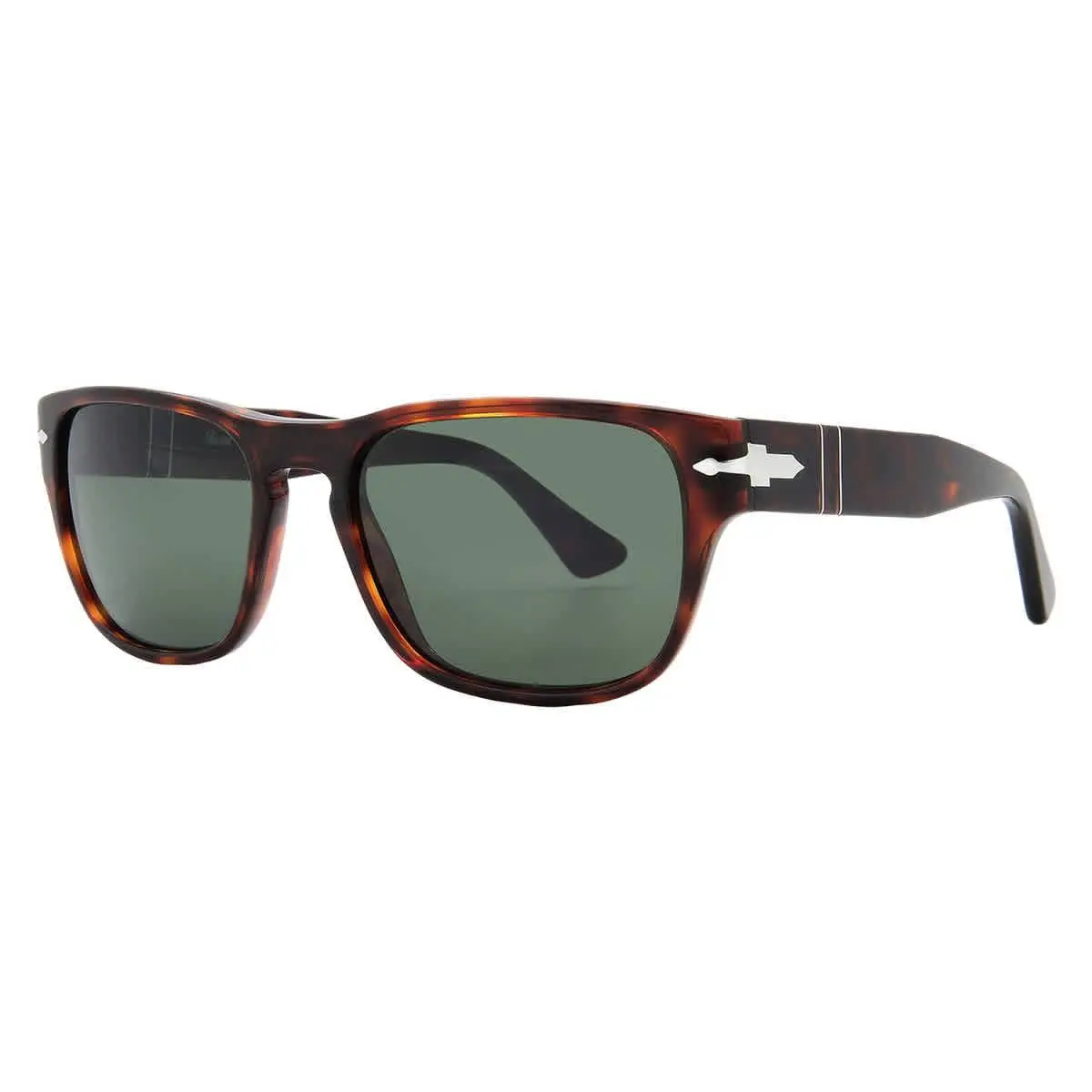 Green Square Unisex Sunglasses PO3341S 24/31 55 PO3341S 24/31 55 by Persol