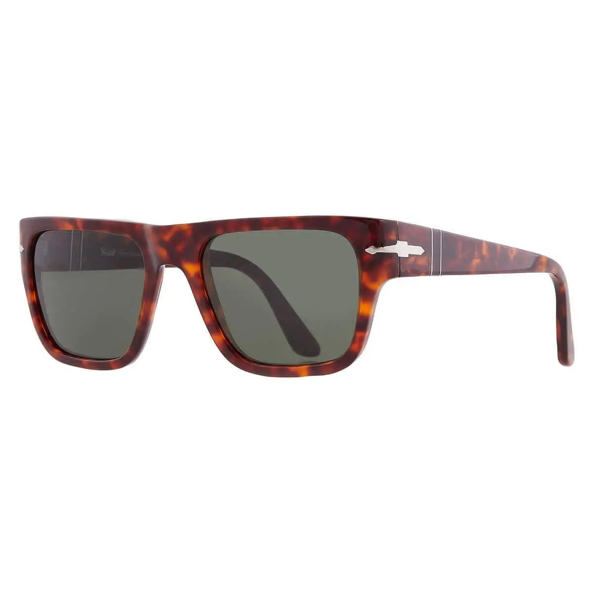 Green Square Unisex Sunglasses PO3348S 24/31 55 PO3348S 24/31 55 by Persol