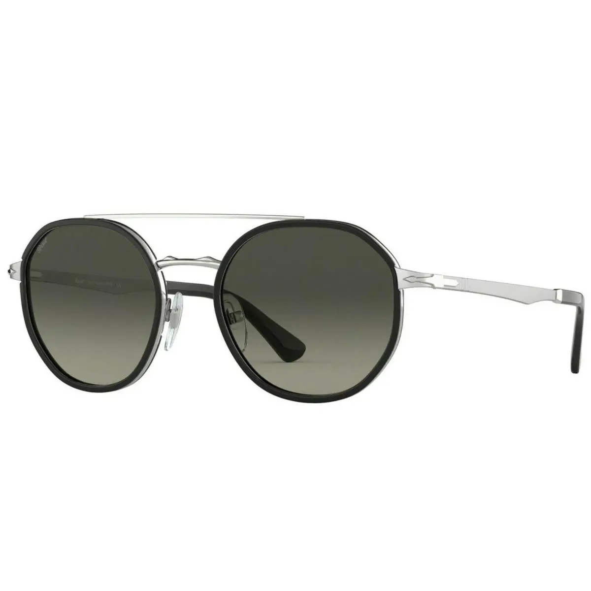 Sartoria PO2456S 518/71 53 Black Silver/grey Shaded Sunglasses by Persol