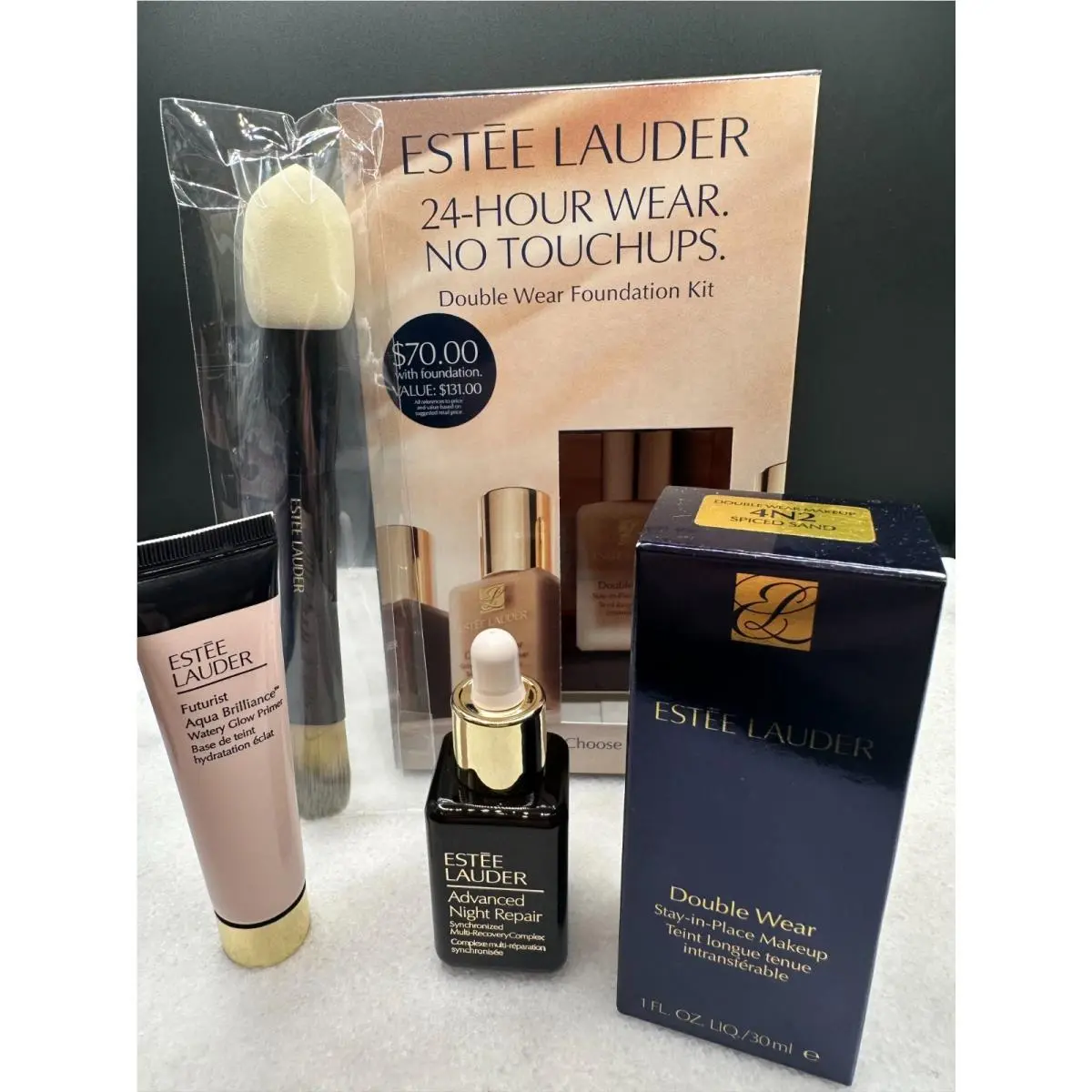 Estee Lauder Orig Form Double Wear Stay In Place 4N2 Spiced Sand Gift Value by Estée Lauder