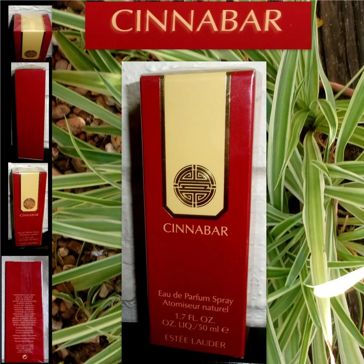 Vintage Cinnabar Perfume by Estee Lauder IN Retail Box 1.7 fl oz/50ml by Estée Lauder