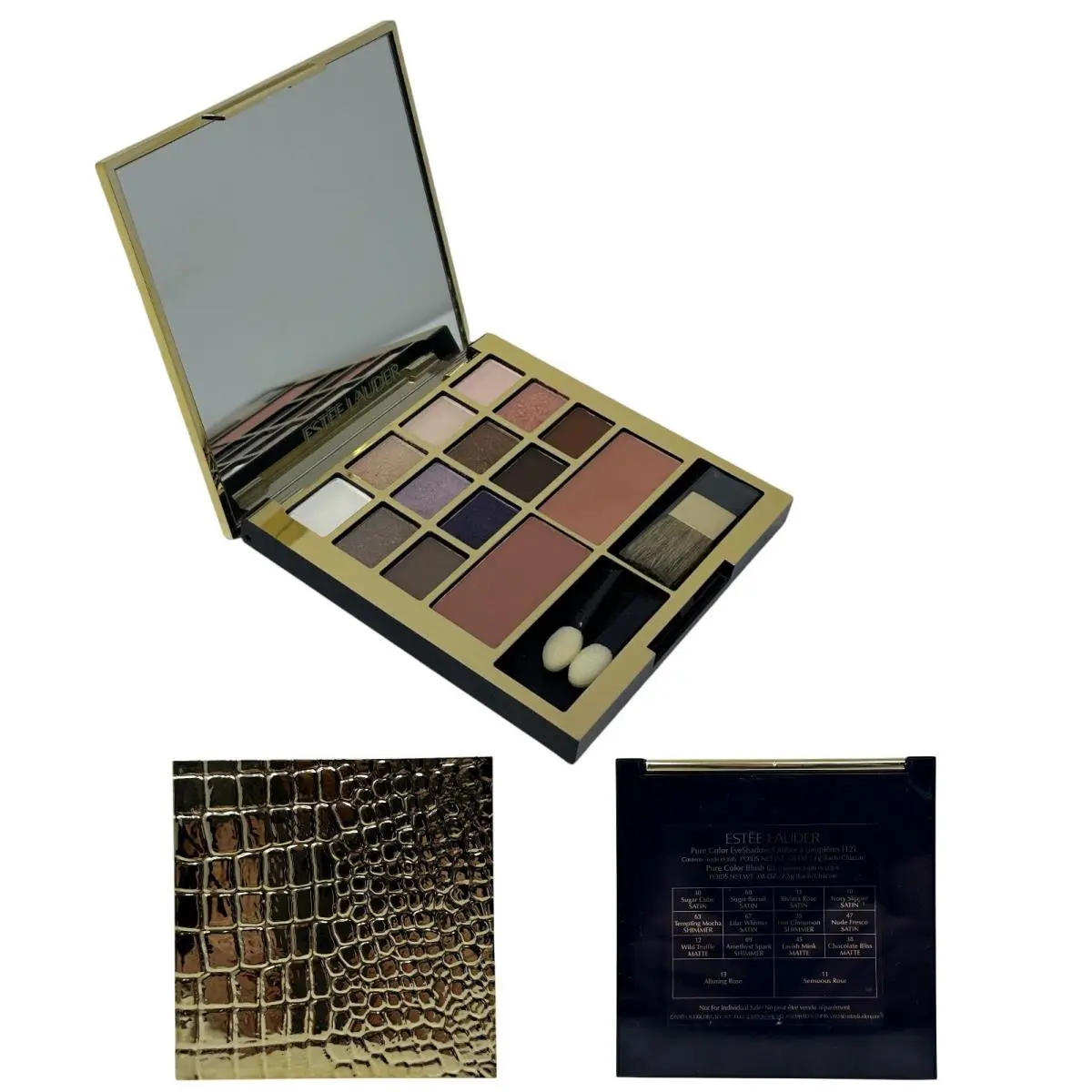 Estee Lauder Pure Color 12 Eyeshadow 2 Blush Palette Alluring Sensuous Rose 2014 by Estée Lauder