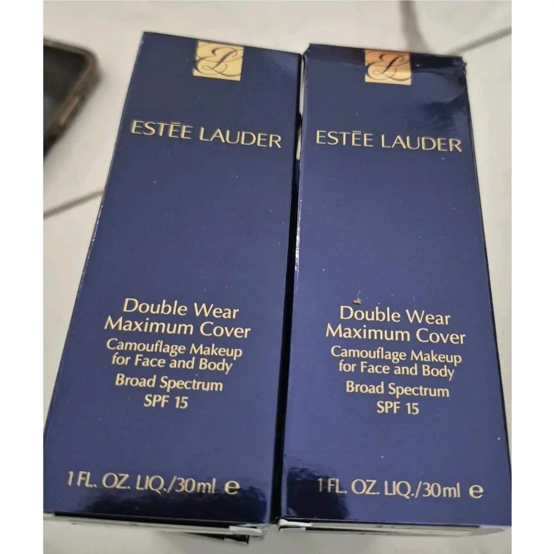 Estee Lauder Foundation Double Wear Spf 15 1oz 30ml 2w2 Rattan Lot Of 2 by Estée Lauder