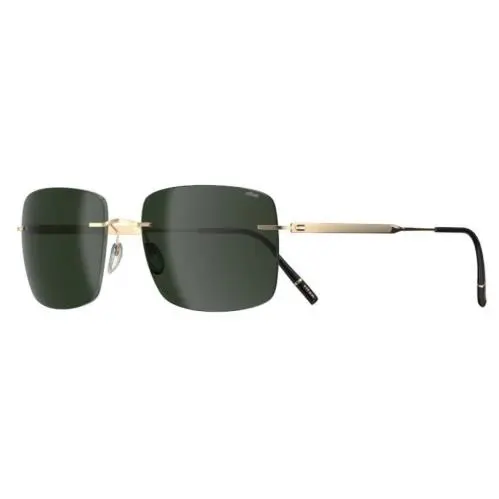 Sunglasses 8752 7530 Chesterman 59-19-140 Gold Black 8752/75-7530 by Silhouette