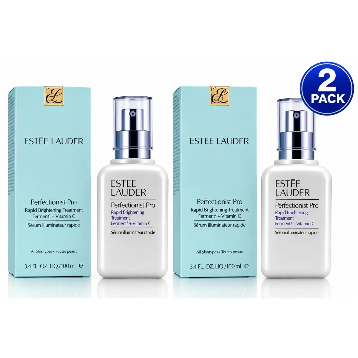 2X Estee Lauder Perfectionist Pro Rapid Brightening Treatment with Vit C 3.4 oz by Estée Lauder