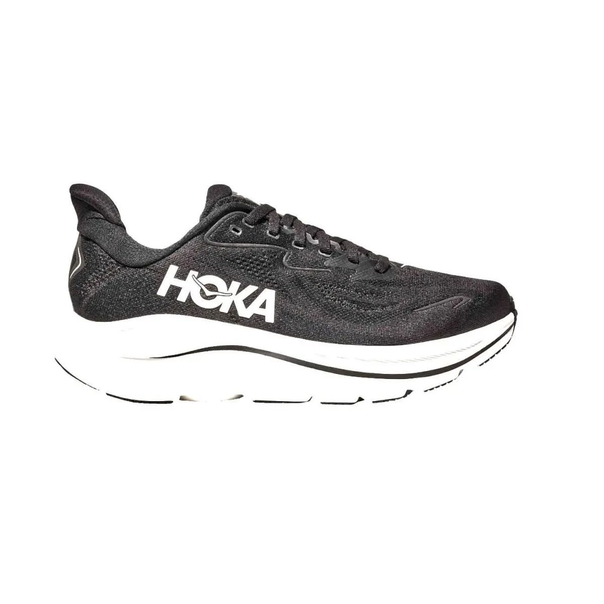 Hoka One One Mens Clifton 10 Running Shoes Black White