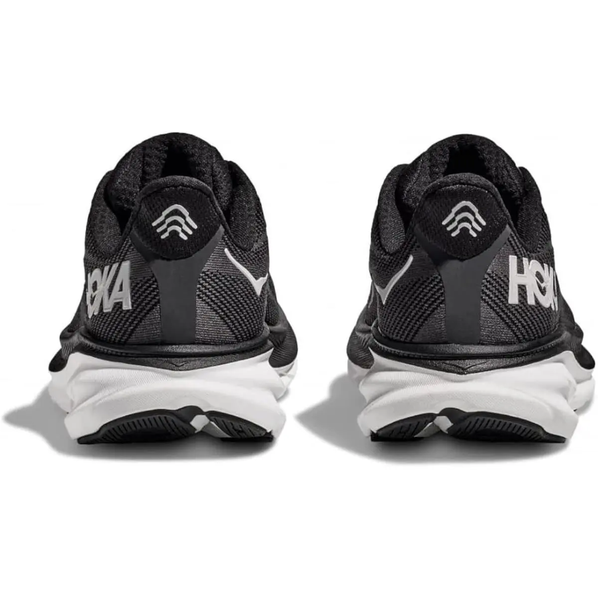 Hoka shoes - clifton 9 - clifton - Clifton - black white 1