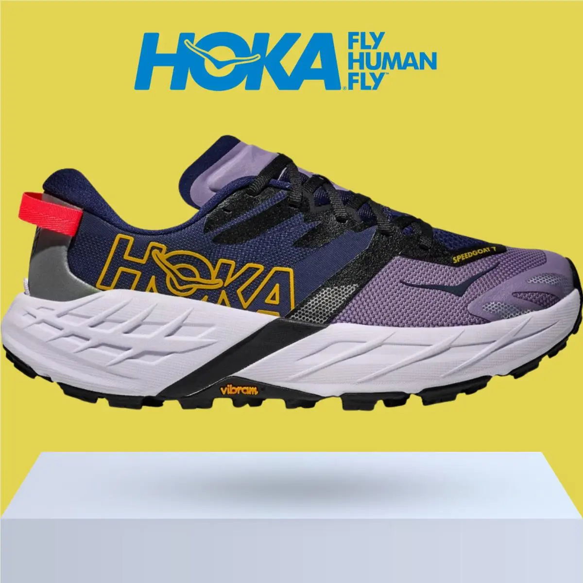 Hoka shoes - Hoka One One Speedgoat 7 - Berry Jam/Starlight Glow 4
