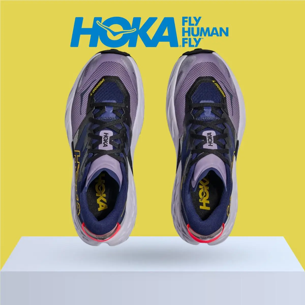 Hoka shoes - Hoka One One Speedgoat 7 - Berry Jam/Starlight Glow 7