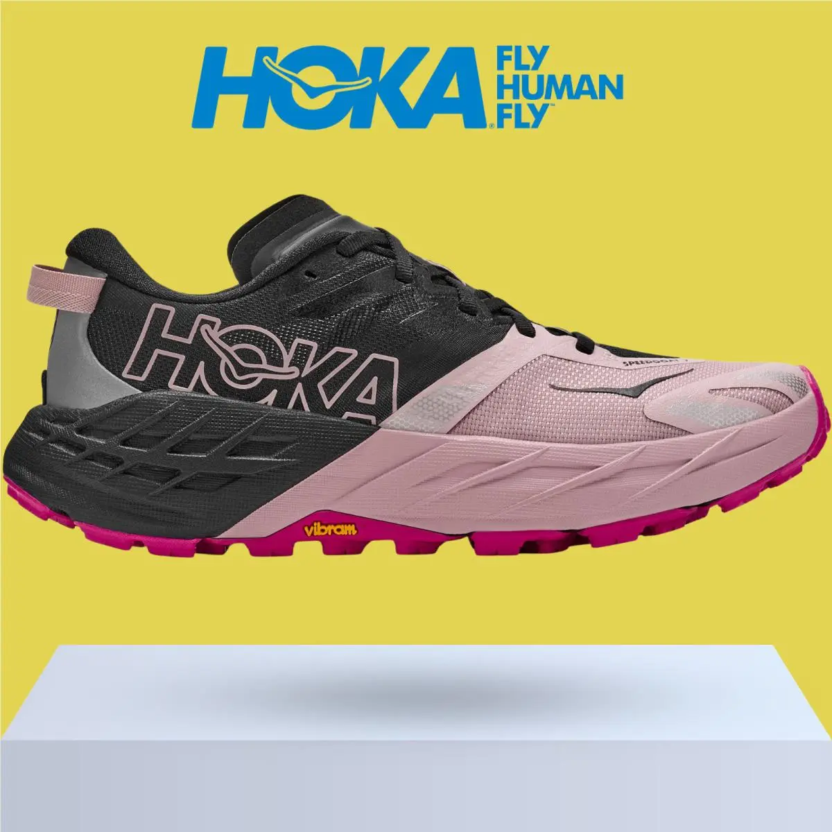 Hoka shoes - Hoka One One Speedgoat 7 - Berry Jam/Starlight Glow 14