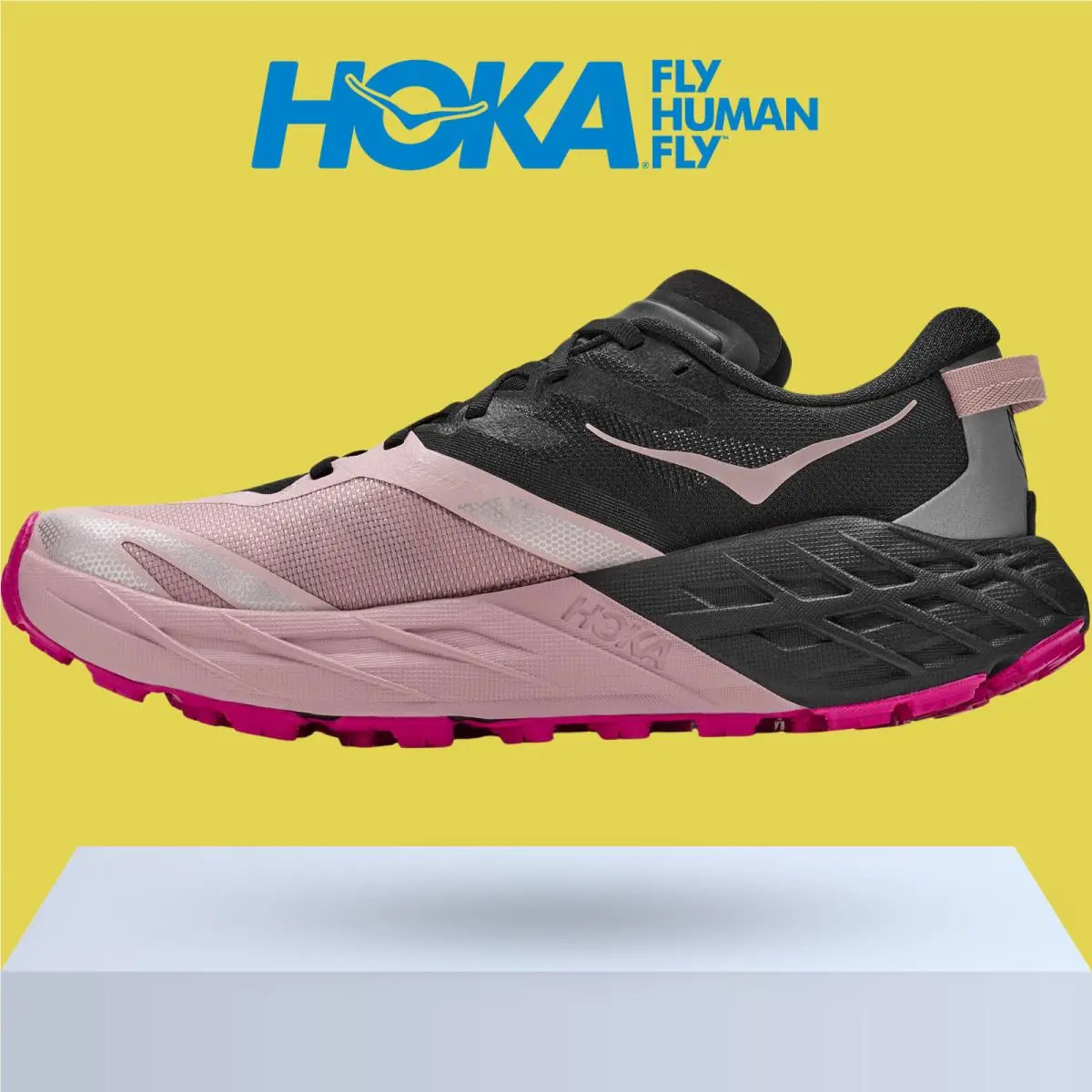 Hoka shoes - Hoka One One Speedgoat 7 - Berry Jam/Starlight Glow 15