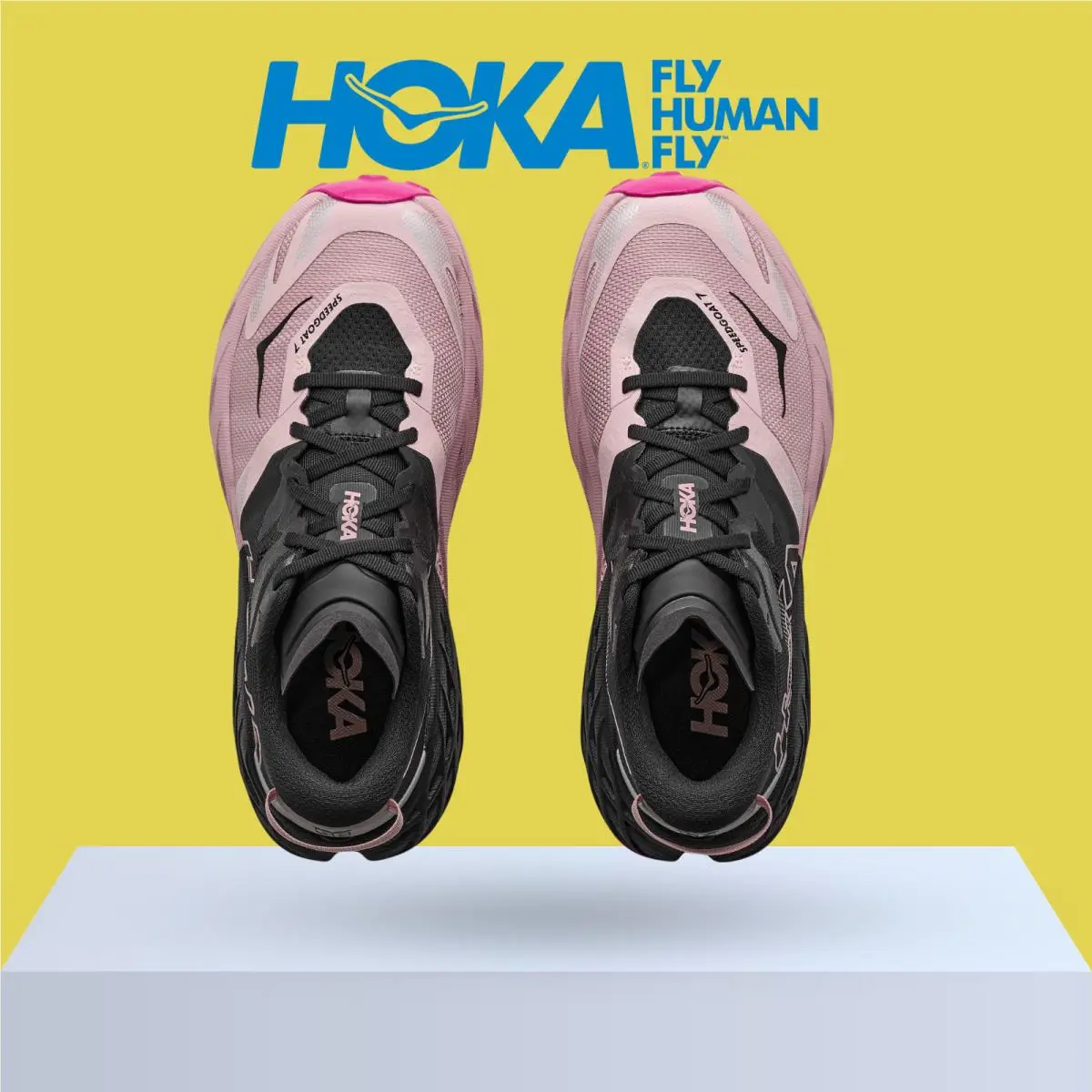 Hoka shoes - Hoka One One Speedgoat 7 - Berry Jam/Starlight Glow 17