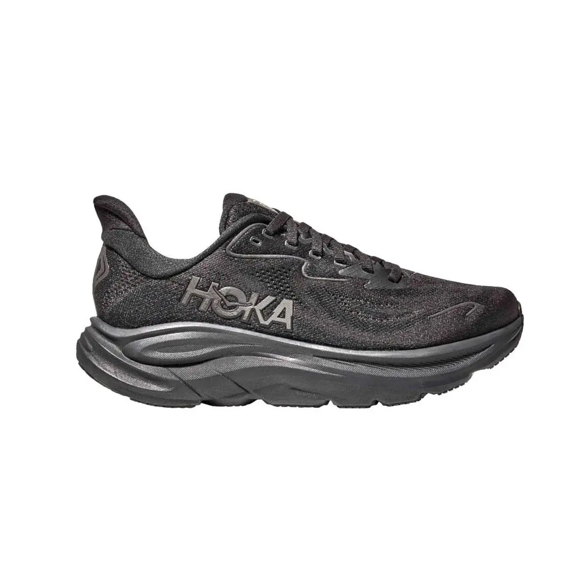 Hoka One One Mens Clifton 10 Running Shoes Black 1162031 Bblc