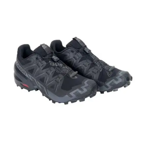 Salomon Speedcross 6 Men`s Trail Running Shoes Black/black Phantom - Black