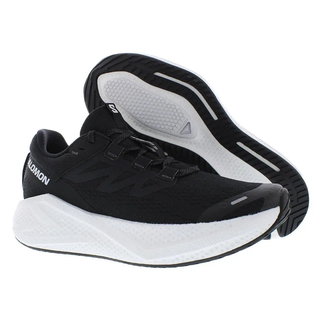 Salomon shoes - Black/White/Asphalt, Main: Black 4