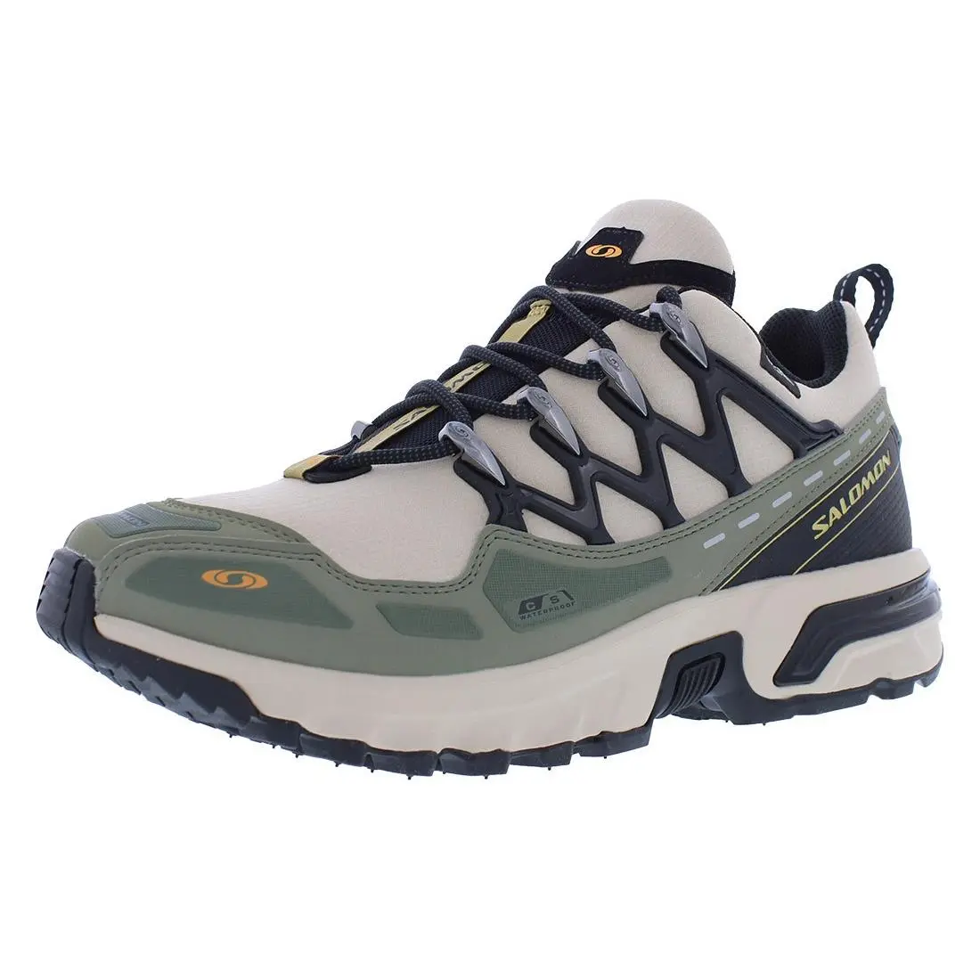 Salomon shoes - Salomon ACS+ CSWP - CSWP - L47308100 - Green, Main: Beige (UPC: 195751443043) 0