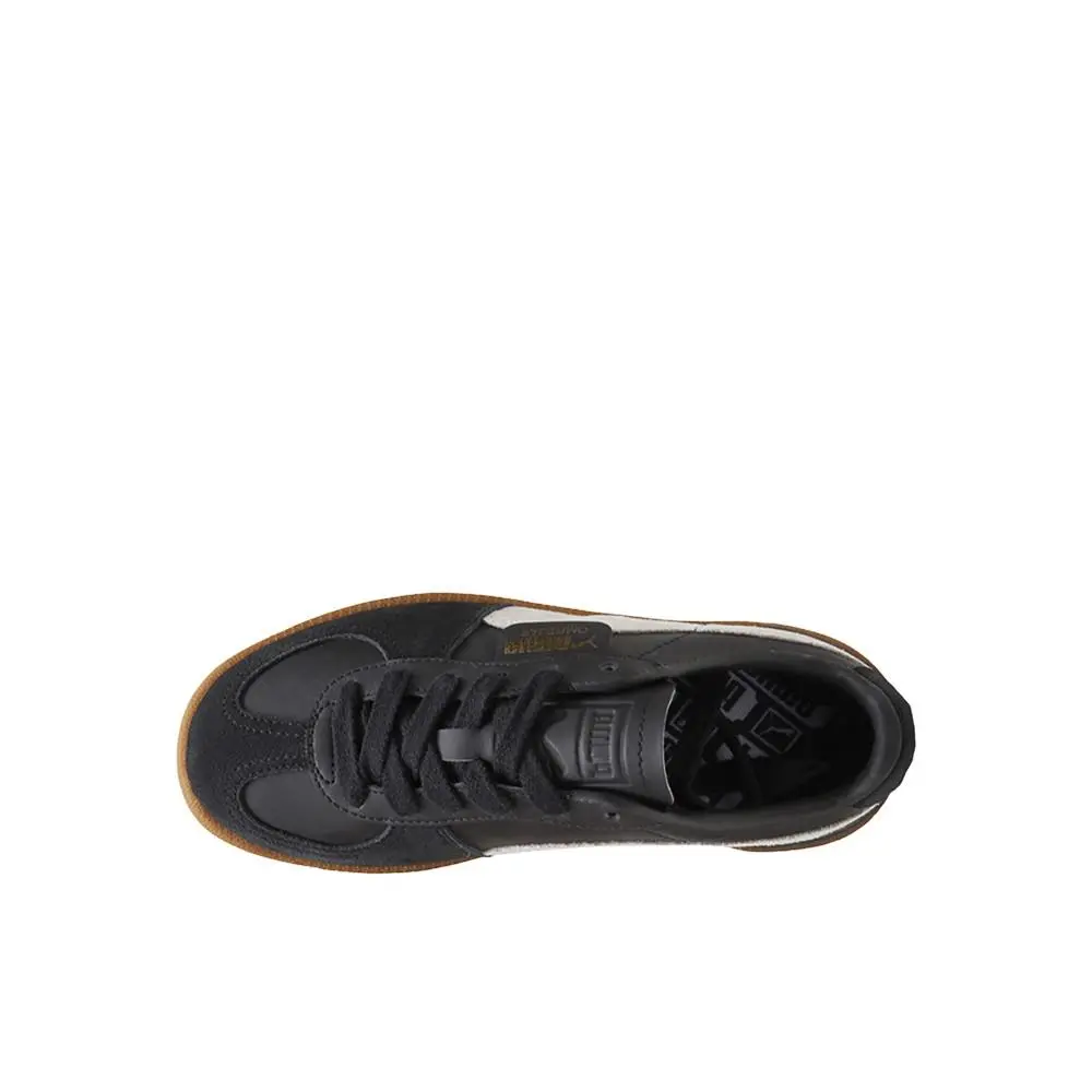 Puma shoes - PUMA Palermo Leather Lace Up  Youth - 39727503 - Black, Grey 2