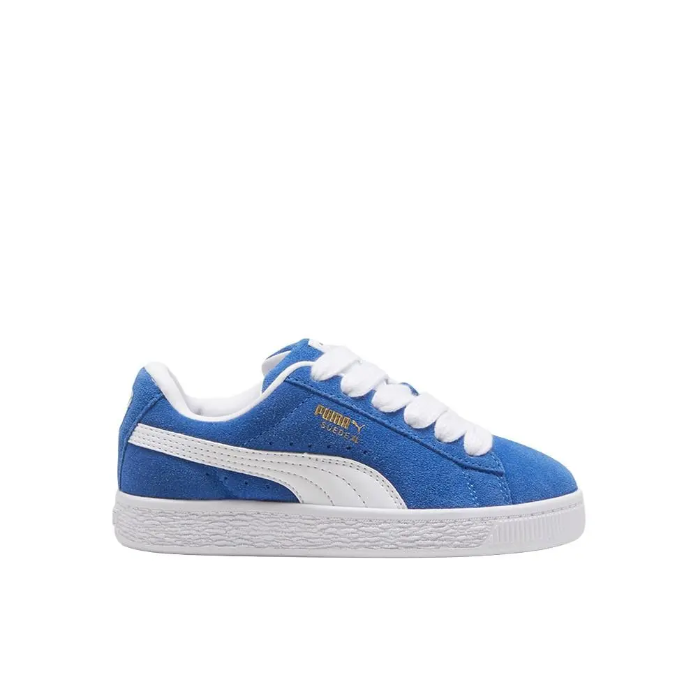 Suede Xl Lace Up Youth Boys Blue Sneakers Casual Shoes 39657801 by Puma