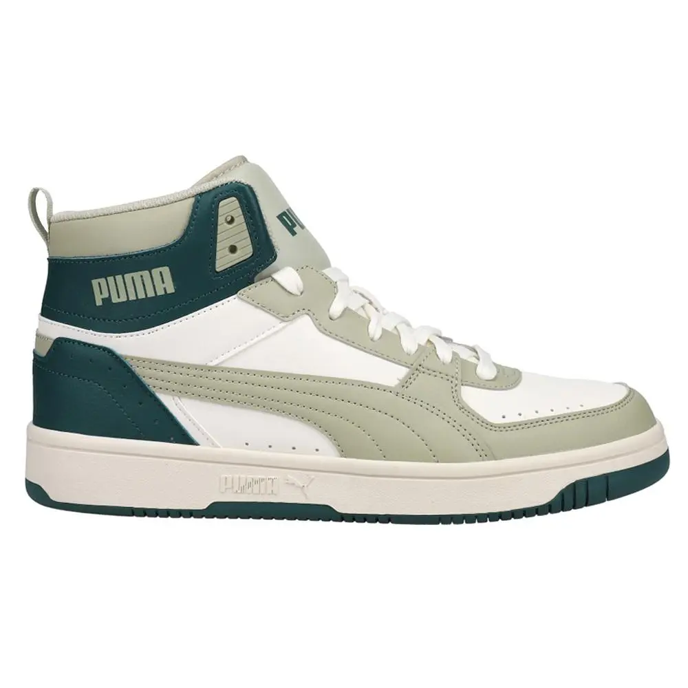 Rebound Joy Lace Up Mens Grey Sneakers Casual Shoes 37476518 by Puma