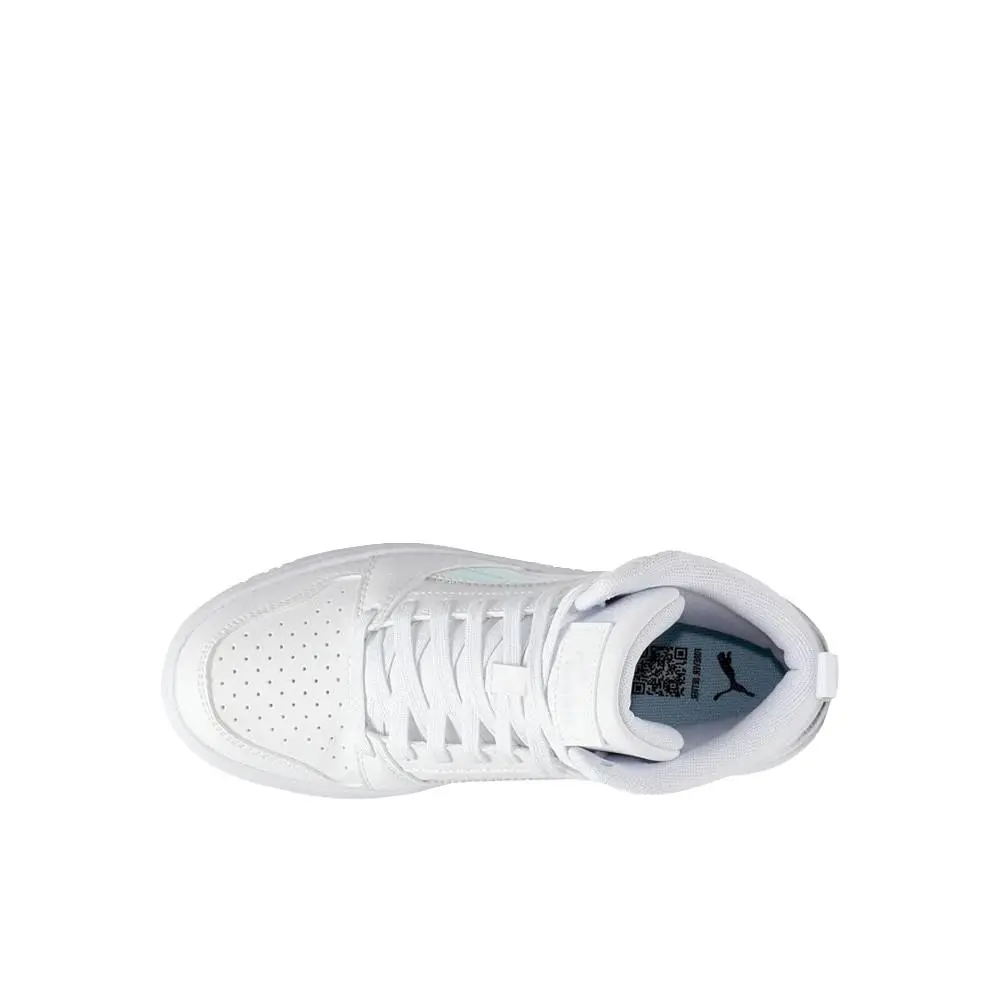 Puma shoes - PUMA Rebound V6 Shine High Top  Youth - 40538001 - White 10