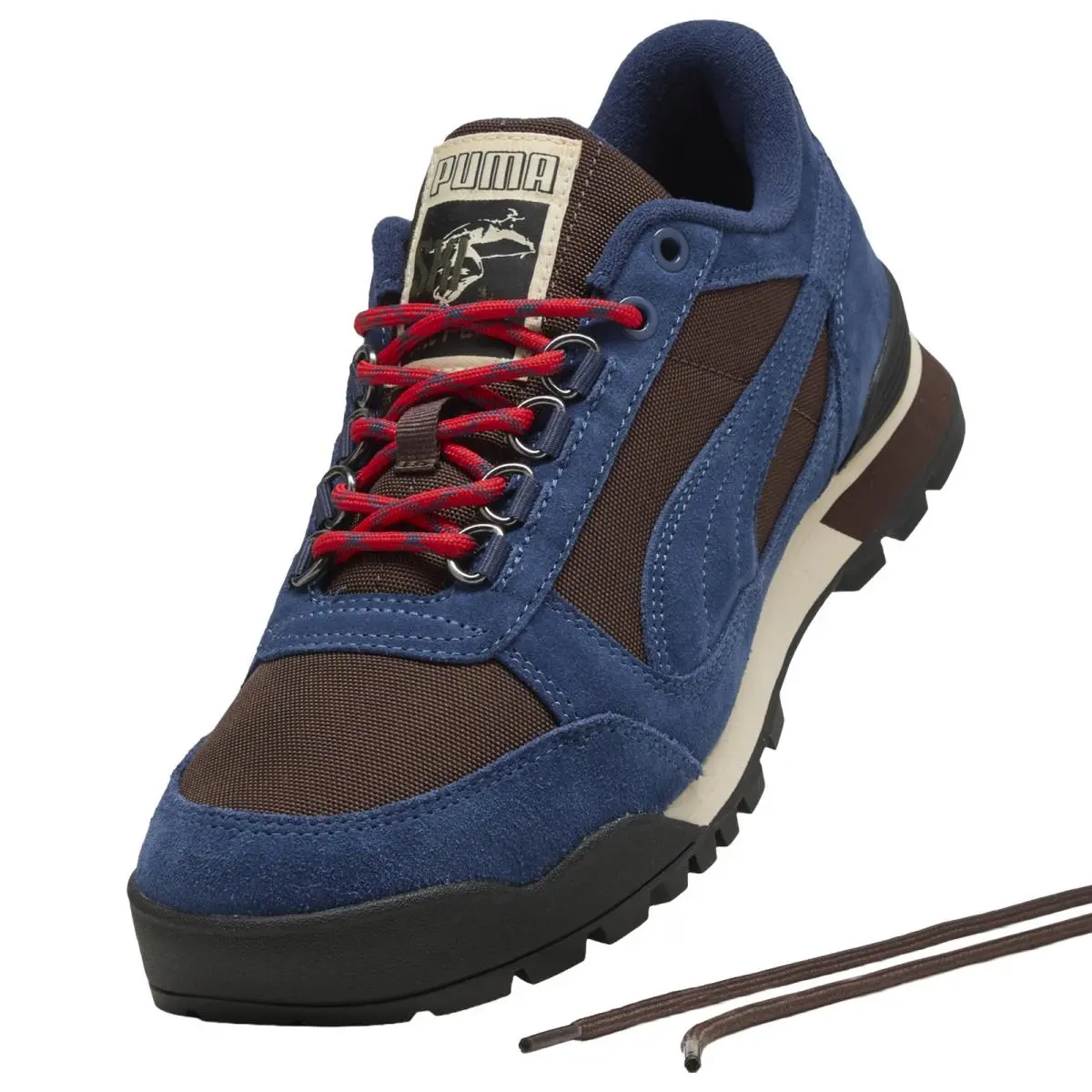 Puma shoes - PUMA Rdr Low Lace Up - 40296201 - Blue, Brown 4