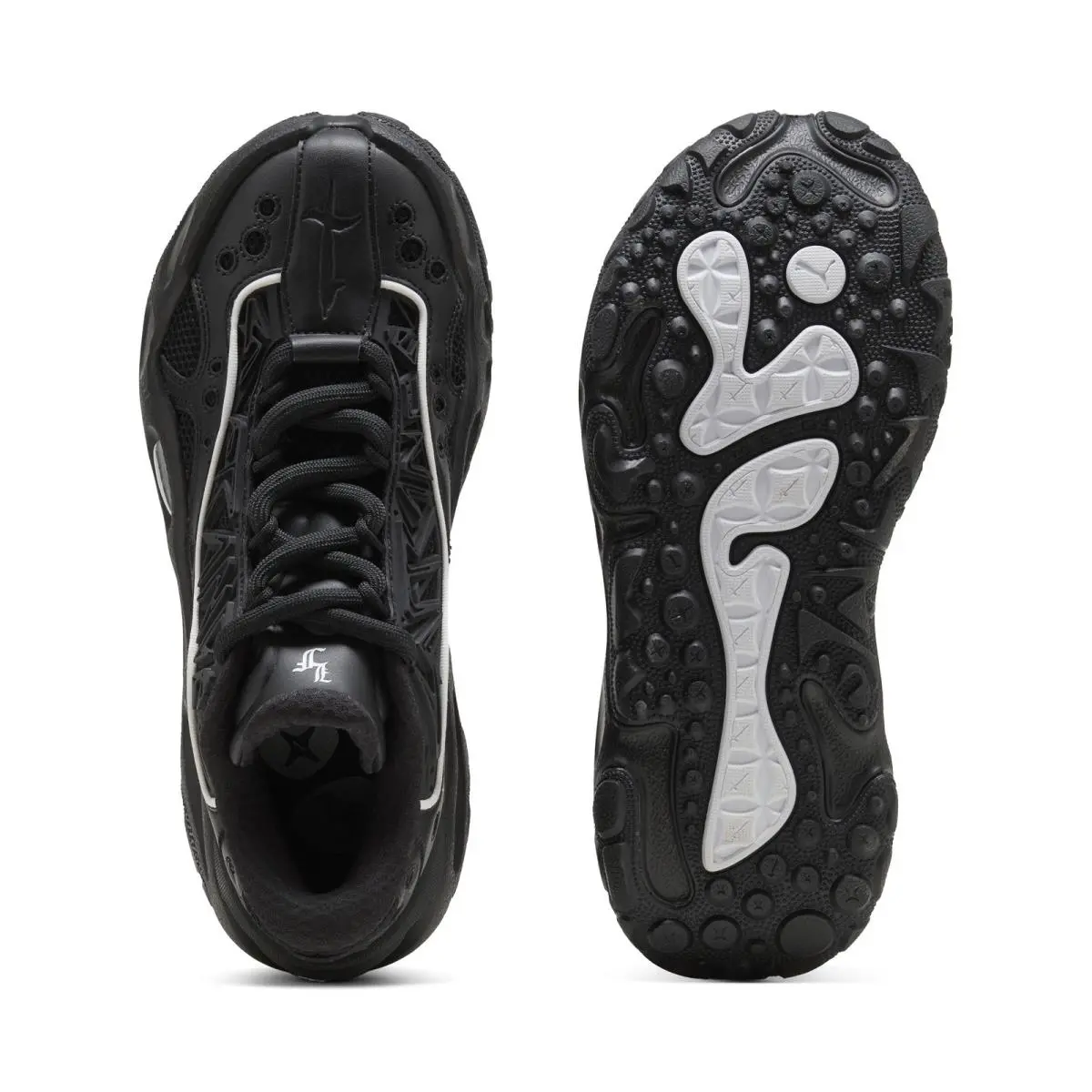Puma shoes - Puma LA France RNR 3X Black - 31442501 - Black 4