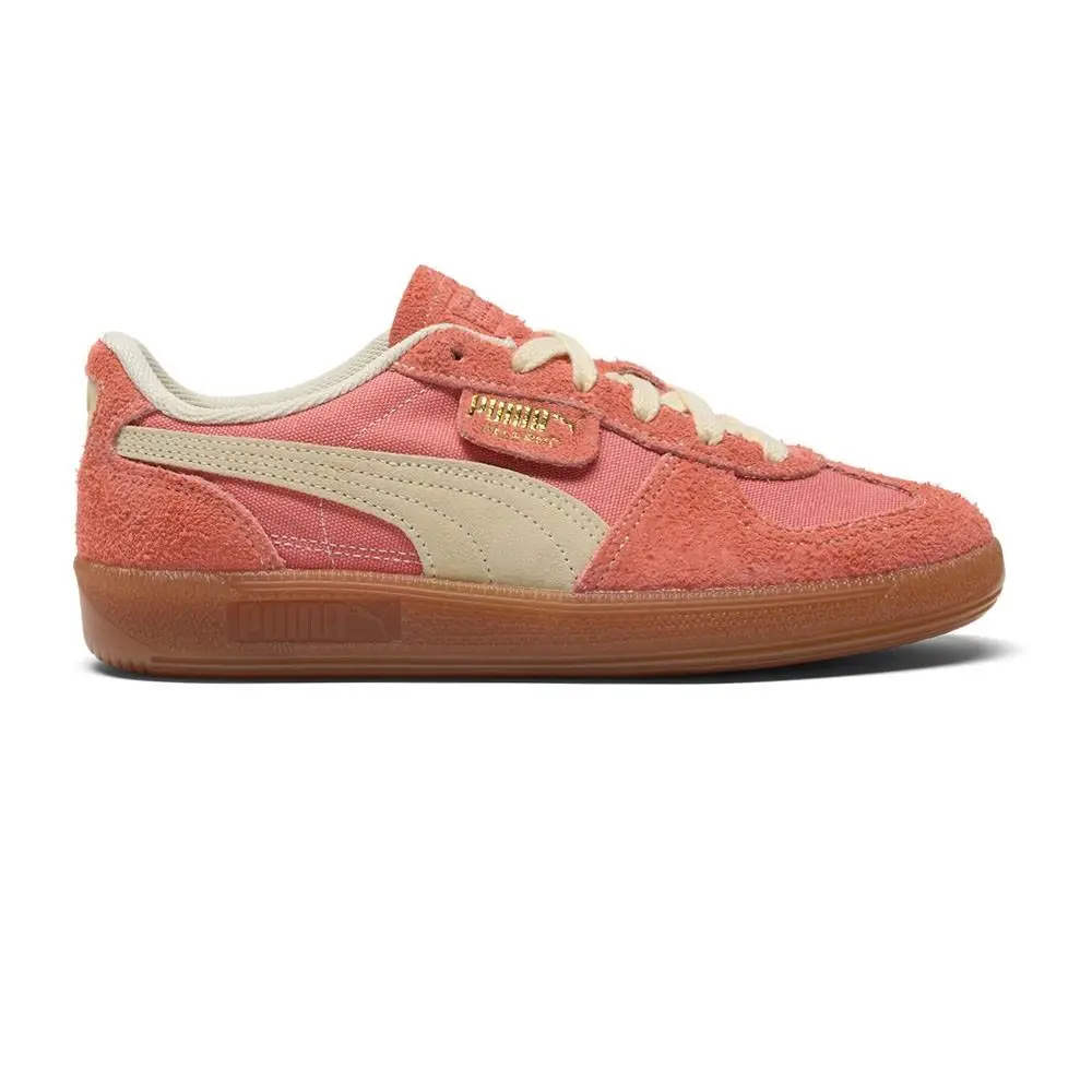 Puma Palermo Vintage Lace Up Womens Red Sneakers Casual Shoes 40078314
