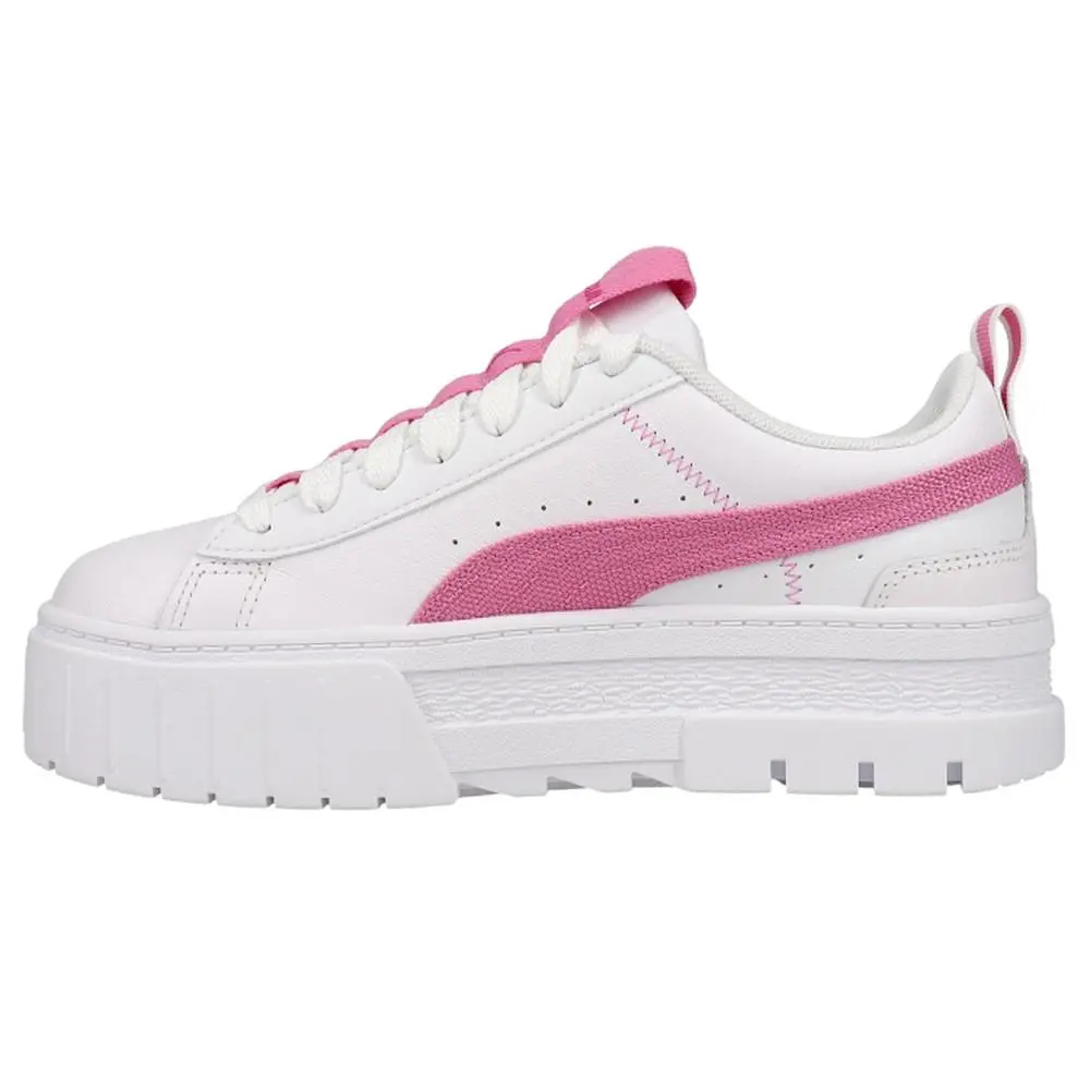 Puma shoes - PUMA Mayze Lace Up Platform - 384007-01 - White 7