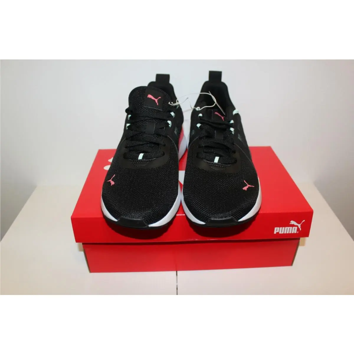 Puma shoes - Puma Pacer Net - Pacer Net - Athletic - Black With Pink 3