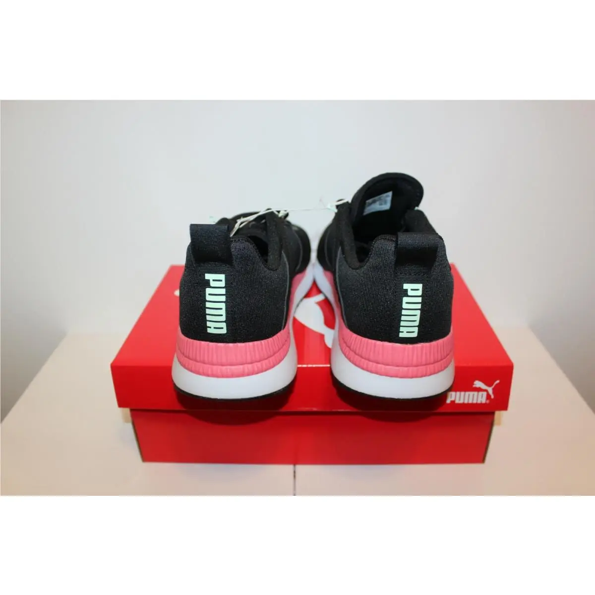 Puma shoes - Puma Pacer Net - Pacer Net - Athletic - Black With Pink 5